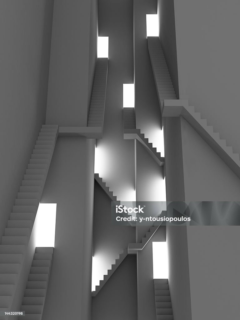 Сложные по лестнице - Стоковые фото Бесконечность роялти-фри
