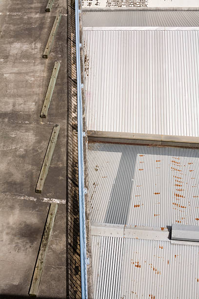 istock Parking space on top of building 144320363