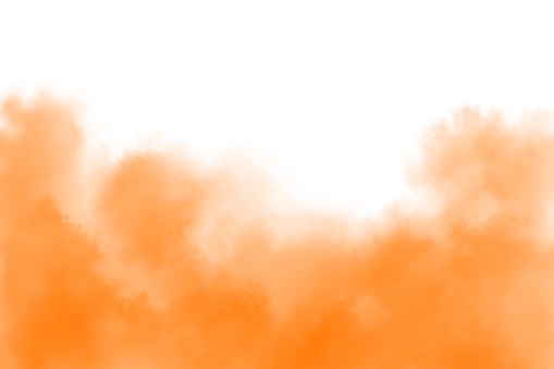 Orange smoke background