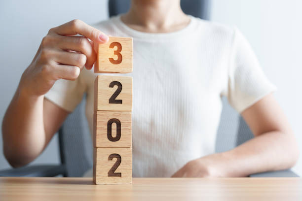 istock 2023 year block on table. goal, Resolution, strategy, plan, start, budget, mission, action, motivation and New Year concepts 1443206200