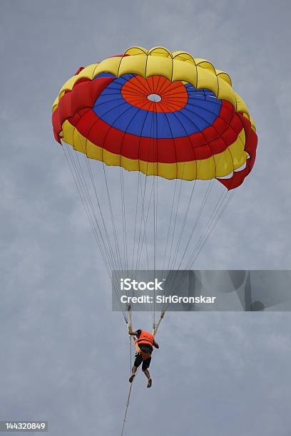 Paraglider Landing On The Beach Stock Photo - Download Image Now - Activity, Adult, Adventure