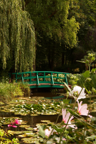 A beautiful Claude Monet's gardens in Giverny, France