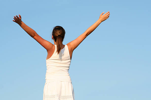 istock Woman with arms outstretched 144321212