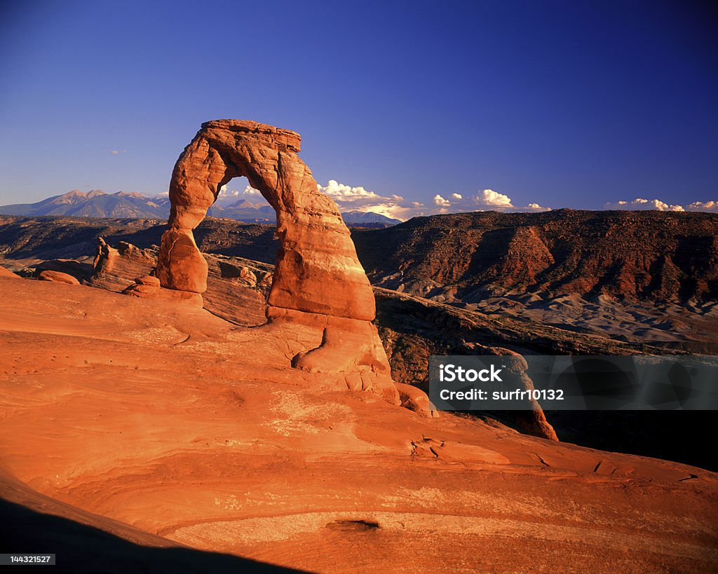 Delicate Arch - Foto de stock de Arco natural royalty-free