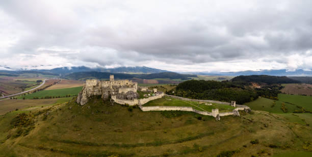 Zehra, Slovakia - 29 September, 2022: view of the medieval Spis Castle in Eastern Slovakia