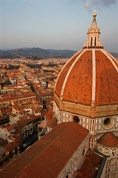 Florence Duomo, no final da tarde - fotografia de stock