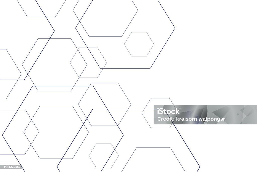 Vector Sci Fi Hexagonal Futuristic Pattern Innovation Future Technology ...
