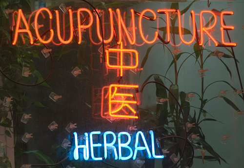 acupuncturist / herbalist office, Chinatown, NYC