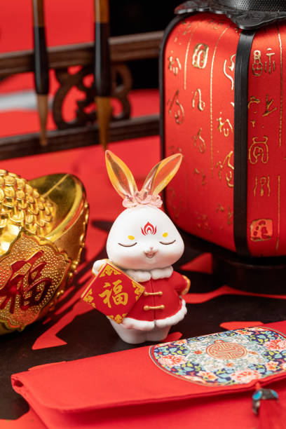 istock Rabbit Spring Festival picture material 1443224447