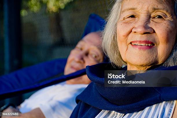 Grandparents Smiling For The Camera People Series Stock Photo - Download Image Now