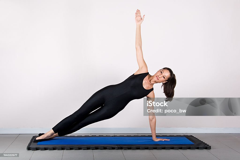 Ginástica pilates - Royalty-free Adulto Foto de stock