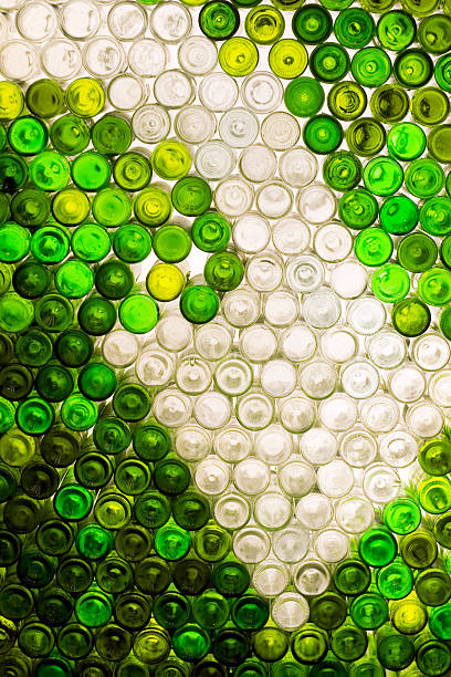 istock Recycling sign made out of empty bottles 144323035