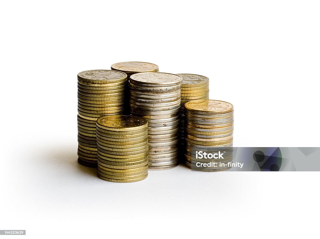 Moedas - Royalty-free Abundância Foto de stock