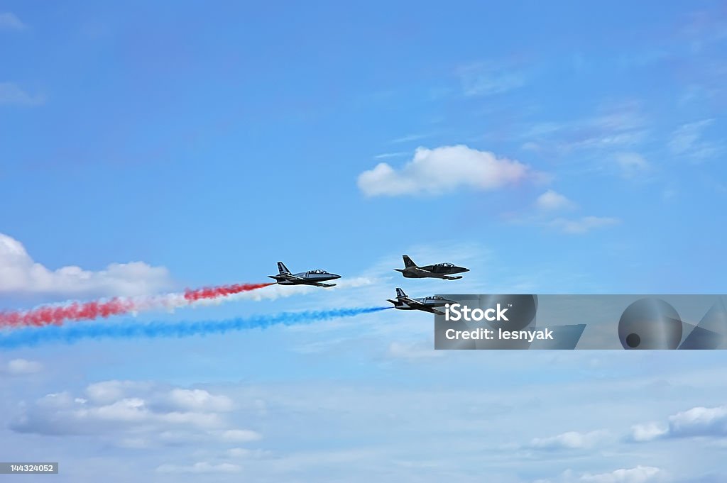 Lutador avião squadron - Foto de stock de Espetáculo aéreo royalty-free