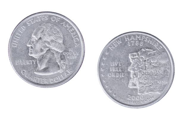istock New Hamphshire 2000DCommemorative Quarter isolated on a white background 1443243401