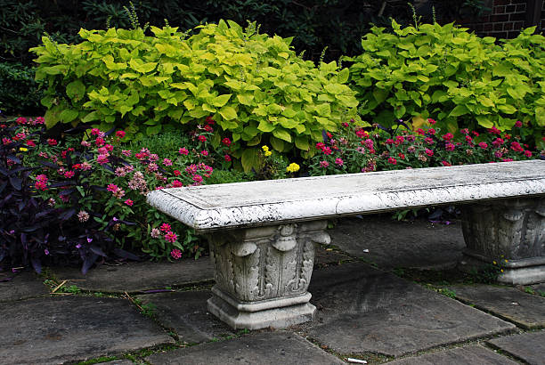 istock Bench in the Garden 144324468