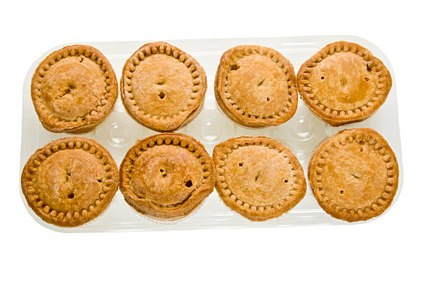 istock A plastic tray of pork pies 144324760