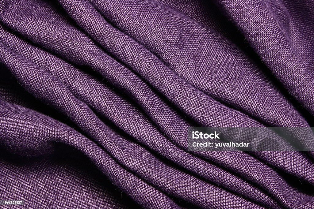 Piega viola e lino - Foto stock royalty-free di Abbigliamento