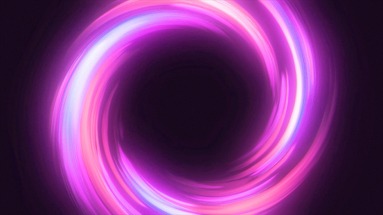 Abstract glowing spiral lines background