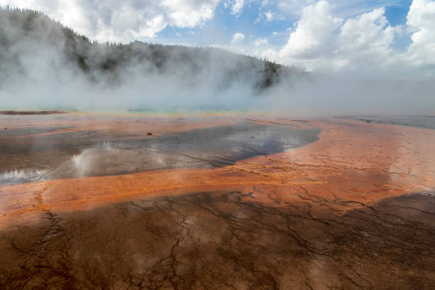 istock Hot spring at Yellowstone National Park. USA. 1443256451