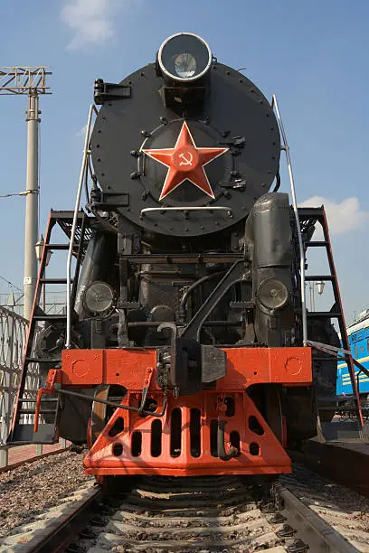 Steam locomotive ""L"", Russia, 1954, Moscow miseum of railway
