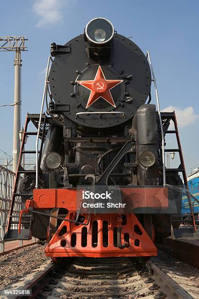 Locomotiva A Vapor L Rússia 1954 Moscovo Miseum Deferro - Fotografias de stock e mais imagens de Azul