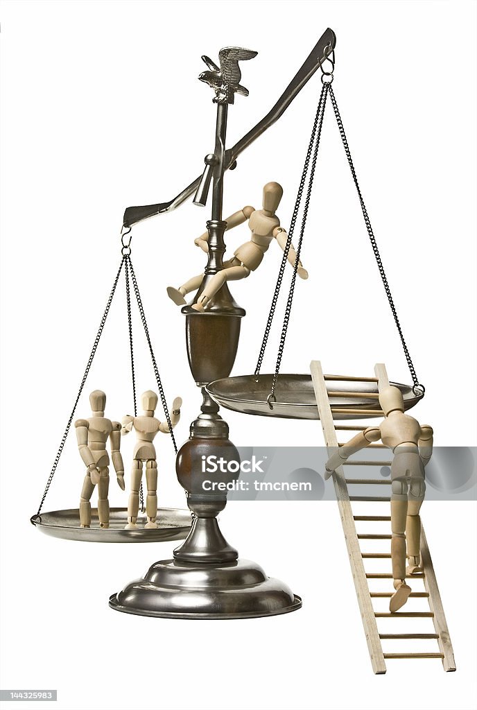 Y la justicia para todos - Foto de stock de Báscula libre de derechos