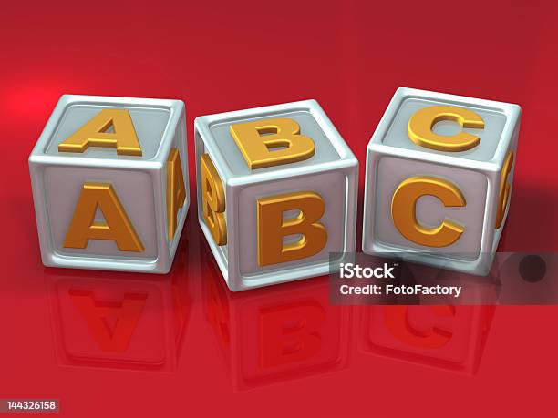 Block Letters 3d Concept Illustration Stock Photo - Download Image Now - Alphabet, Beginnings, Block Shape