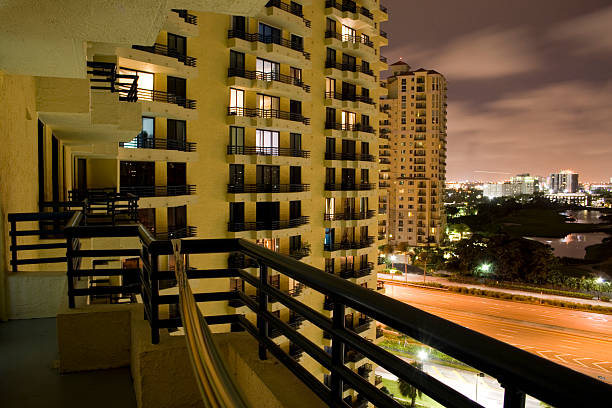 Apartment Building stock photo