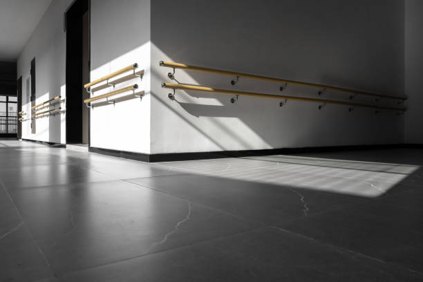 istock Sunshine in the corridor of the elderly activity center 1443265190