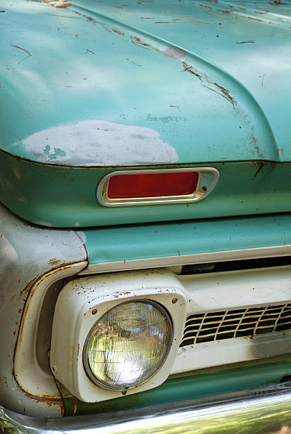 istock Old truck and lights 144326590