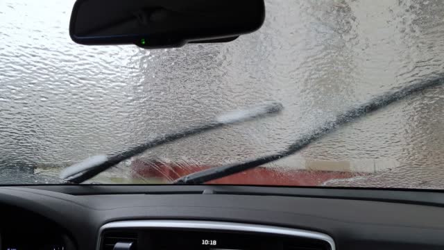 Wipers icing over