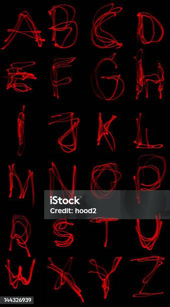 Light Font Stock Photo - Download Image Now - Alphabet, LED Light, Letter A