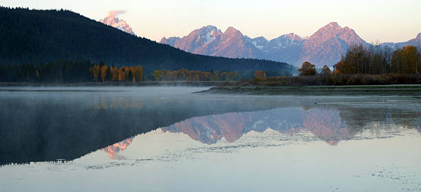 istock Mist on Lake in Early Morn 144327309