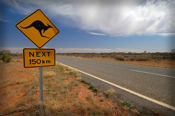 Australias Deserto australiano - fotografia de stock