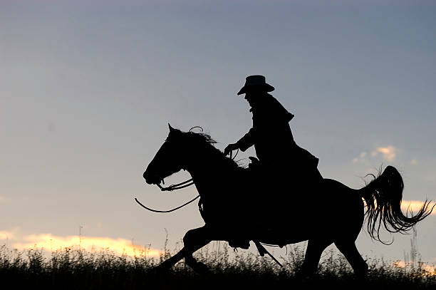 istock Cowboy silhouette,see my portfolio/lightbox for others in series 144327522