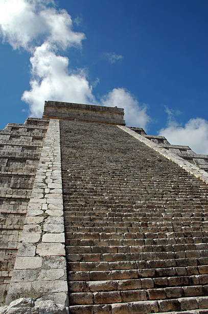 istock Steps leading to top of Mayan Pyramid 144327756