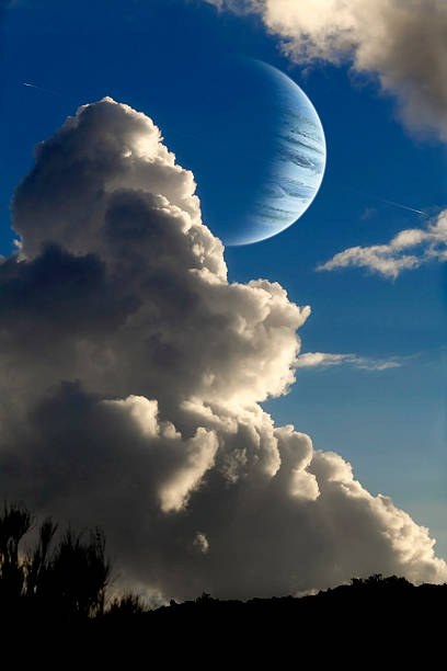 istock In orbit around a giant gaseous planet 144327832
