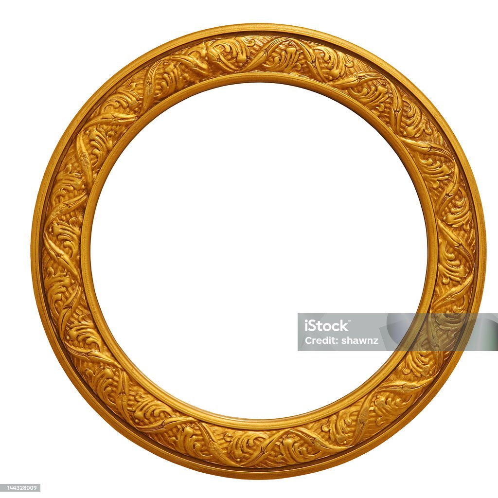 丸いゴールドフレーム - 円形のロイヤリティフリーストックフォト
