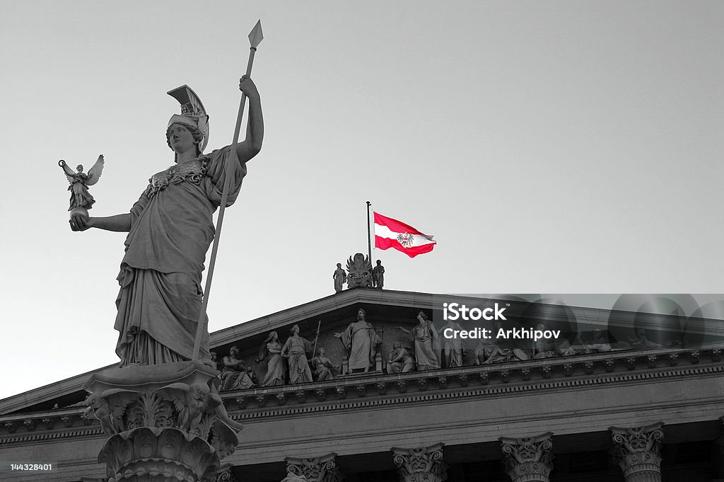 Parlament em Viena, 2 - Royalty-free Justiça - Conceito Foto de stock