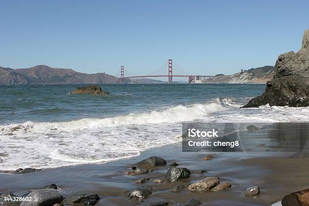 Golden Gate Bridge Blick Vom China Beach San Francisco Stockfoto und mehr Bilder von Amerikanische Kontinente und Regionen