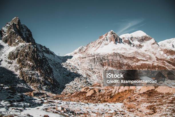 Hiking In Leventina Valley Capanna Leìt Stock Photo - Download Image Now - Cloud - Sky, Color Image, European Alps