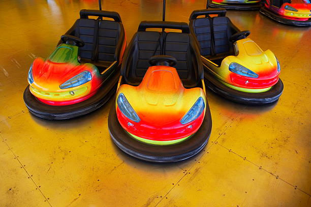 istock three colorful bumper cars 144328983