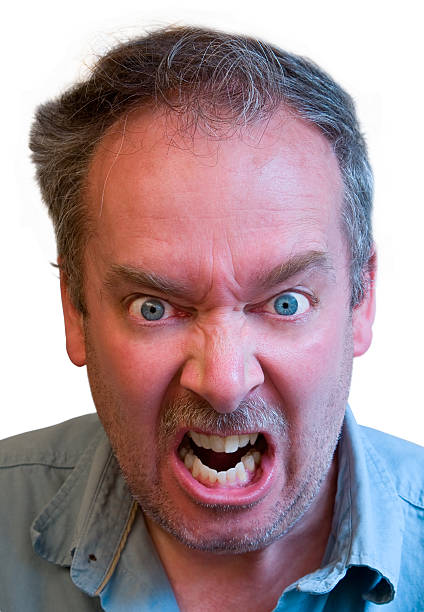 Enrage A man is furious about something. derange stock pictures, royalty-free photos & images