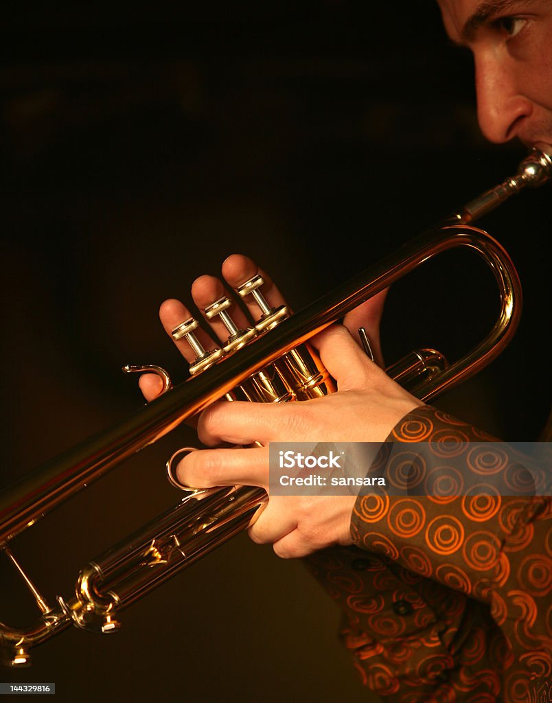 Trompete Jogador - Foto de stock de Arte, Cultura e Espetáculo royalty-free