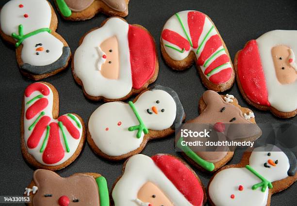 맛있는 크리스마스 쿠키 공휴일에 대한 스톡 사진 및 기타 이미지 - 공휴일, 눈사람, 돌 막대