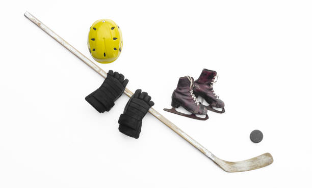 istock wooden hockey stick isolated on white background 1443301783