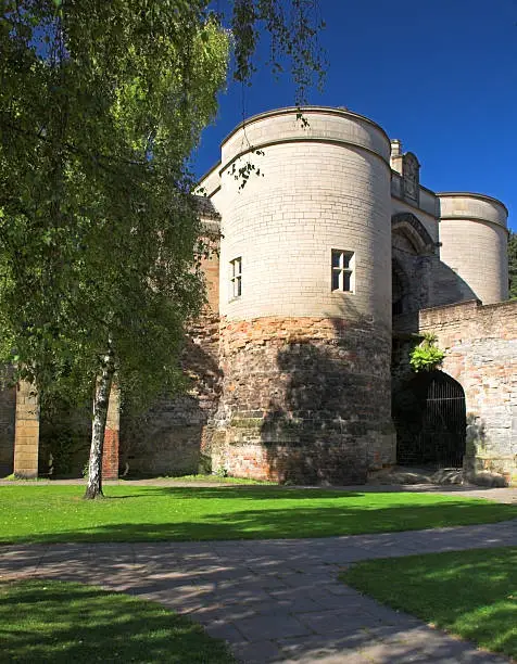 Nottingham Castle, in the city that's home to the legendary outlaw Robin Hood.