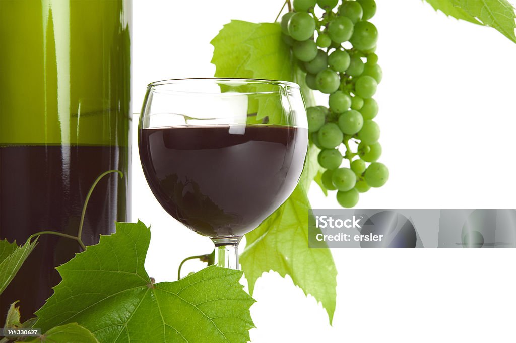 Vino e uva - Foto stock royalty-free di Alchol