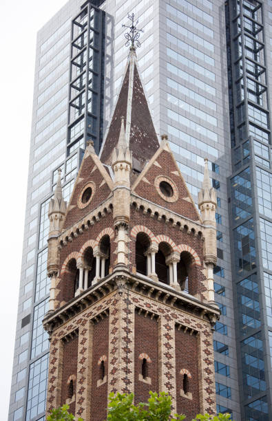 Melbourne Old And New Architecture stock photo